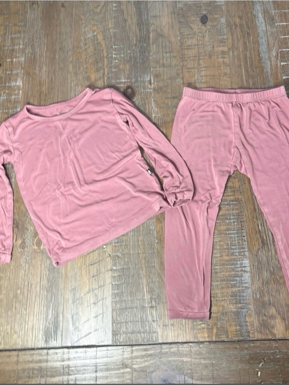 Kyte BABY Rose Pink Long Sleeve Pajama Set